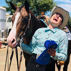 Dal Porto Equestrian Team Member Horse Show Ribbons