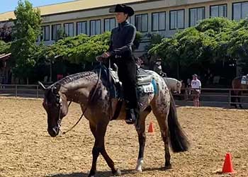 Lori at summer 2021 Gold N Grand Show Rancho