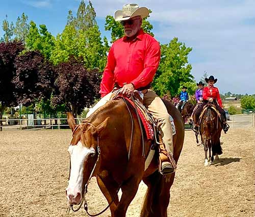 Dal Porto equestrian team member at Gold N Grand in July